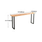 Contemporary Rectangle Bar Dining Table Wood Bar Height Table with Sled Base Clearhalo 'Bar Furniture' 'Bar Tables' 'bar_tables' 'furn' 'furn_bar_tables' 'Furniture' 'furniture_bar_tables' 'Kitchen & Dining Furniture' 'kitchen&dining_furn' 'kitchen' 1200x1200_e35797fc-14af-485f-920d-ea1695dbaf7c