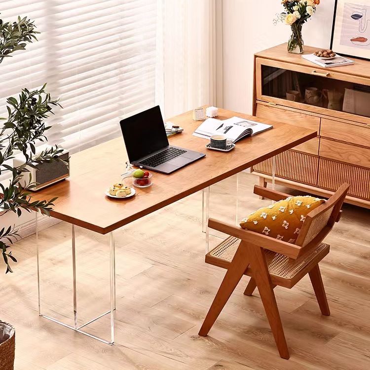 Modern 1/2/5 stukken Dinerset rechthoekige dennenhout eettafel voor eetkamercafé