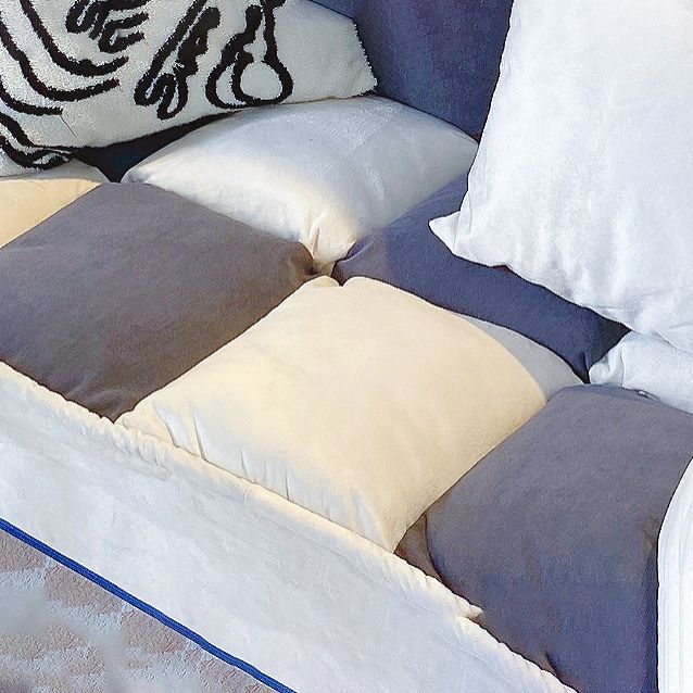 Leather Convertible Sofa Living Room Rolled Arm Loveseat with Pillows