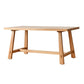 Modern 1/6 Pieces Dining Set Rectangle Pine Wood Dining Table for Dining Room kItchen
