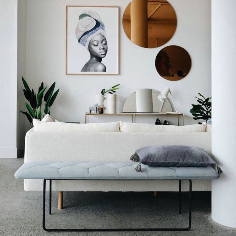 Rectangle Seating Bench Cushioned Backless Entryway and Bedroom Bench Clearhalo 'Benches' 'Chairs & Seating' 'furn' 'furn_benches' 'Furniture' 'Living Room Furniture' 1200x1200_e3616a7d-88c6-488d-ab8d-53c0a24bc8da