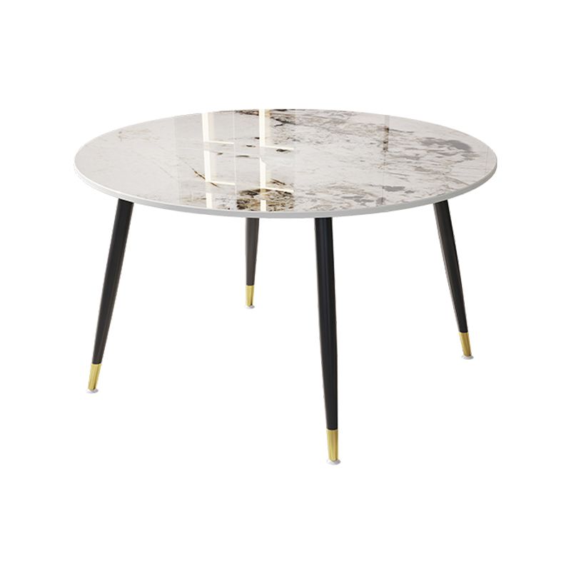 1/4/7 Pcs Metal Modern Dining Room Set with Round Table and Metal Base Dining Set Clearhalo 'Dining Room Sets' 'Dining Tables & Seating' 'dining_room_set' 'furn' 'furn_dining_room_set' 'Furniture' 'furniture_dining_room_set' 'Kitchen & Dining Furniture' 'kitchen&dining_furn' 'kitchen' 1200x1200_e3651f7b-bae2-4c5a-b645-84d17a228e08