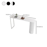 Contemporary Sintered Stone Top Counter High Table with Double Pedestal Clearhalo 'Bar Furniture' 'Bar Tables' 'bar_tables' 'furn' 'furn_bar_tables' 'Furniture' 'Kitchen & Dining Furniture' 1200x1200_e3652901-c950-454d-82eb-9b8a60455d2b