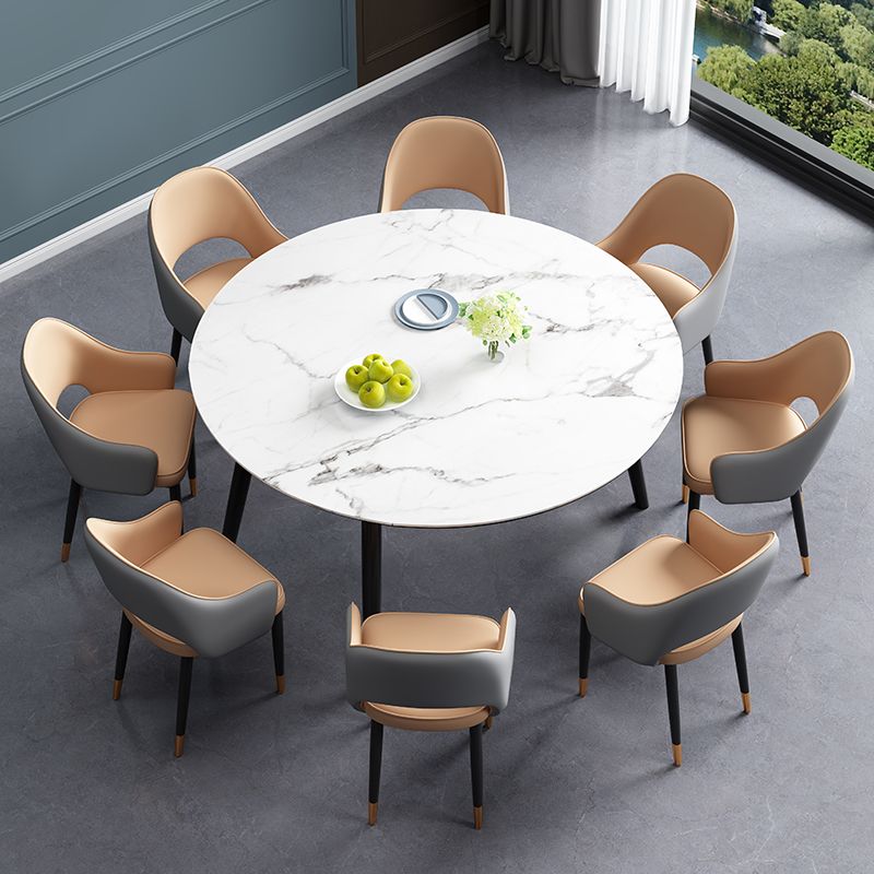 Silla de comedor de estilo contemporáneo silla de brazo con tapicería