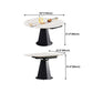 Modern 1/3/4/5/7 Pieces White Dining Table Set with Sintered Stone Top Round Dinette Set Clearhalo 'Dining Room Sets' 'Dining Tables & Seating' 'dining_room_set' 'furn' 'furn_dining_room_set' 'Furniture' 'furniture_dining_room_set' 'Kitchen & Dining Furniture' 'kitchen&dining_furn' 'kitchen' 1200x1200_e366ec8a-1b9b-433c-bd03-8bd483b94bd0