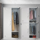 Modern Grey Storage Cabinet with Hinged Door Metal Cabinet for Bathroom Clearhalo 'Armoires & Wardrobes' 'armoires_wardrobes' 'Bedroom Furniture' 'furn' 'furn_armoires_wardrobes' 'Furniture' 1200x1200_e3695ffd-e024-4d8a-9cc0-78fad9382ae4