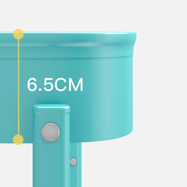 Hedendaagse metal etagere boekenplank stapelbare open boekenkast met caster wielen