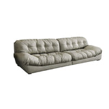 Modern Style Sofa with Pillow Back Sponge Cushion Frosted Velvet & Imitation Leather Clearhalo 'furn' 'furn_sofas' 'Furniture' 'furniture_sofas' 'kitchen' 'kitchen_sofas' 'Living Room Furniture' 'Sofa' 'sofas' 1200x1200_e36acb15-cc58-4d83-accc-78503fbee576