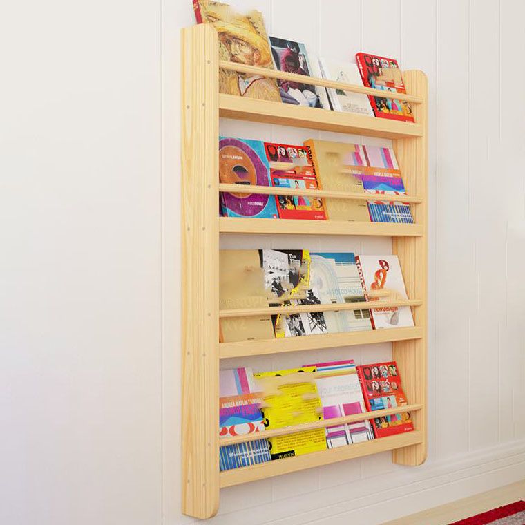 Pine Wood Wall Unit Bookshelf Scandinavian Vertical Bookcase for Home Clearhalo 'Bookcases' 'furn' 'furn_bookcases' 'Furniture' 'furniture_bookcases' 'Office Furniture' 1200x1200_e36af713-3479-4fa9-85da-bb88ff1d1798