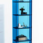 9.84"W Bookshelf Acrylic Glam Style Closed Back Bookcase for Office and Study Room Clearhalo 'Bookcases' 'furn' 'furn_bookcases' 'Furniture' 'furniture_bookcases' 'kitchen' 'kitchen_bookcases' 'Living Room Furniture' 'Office Furniture' 1200x1200_e36b3f11-861e-43fd-8233-0719a992b8f8