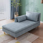 Modern Fabric Chaise Solid Wood Chaise Lounge Couch with One Armed Clearhalo 'Chairs & Seating' 'Chaise Lounge' 'chaise_lounge' 'furn' 'furn_chaise_lounge' 'Furniture' 'Living Room Furniture' 1200x1200_e36cc501-9ed5-4cc9-9a83-55f8498a61d2