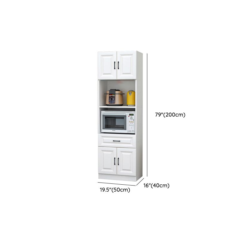 Server per la cena in stile glam ingegnerizzato in legno con archiviazione aperta