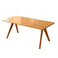 Solid Wood Dining Room Table 4 Legs Dining Table for Kitchen