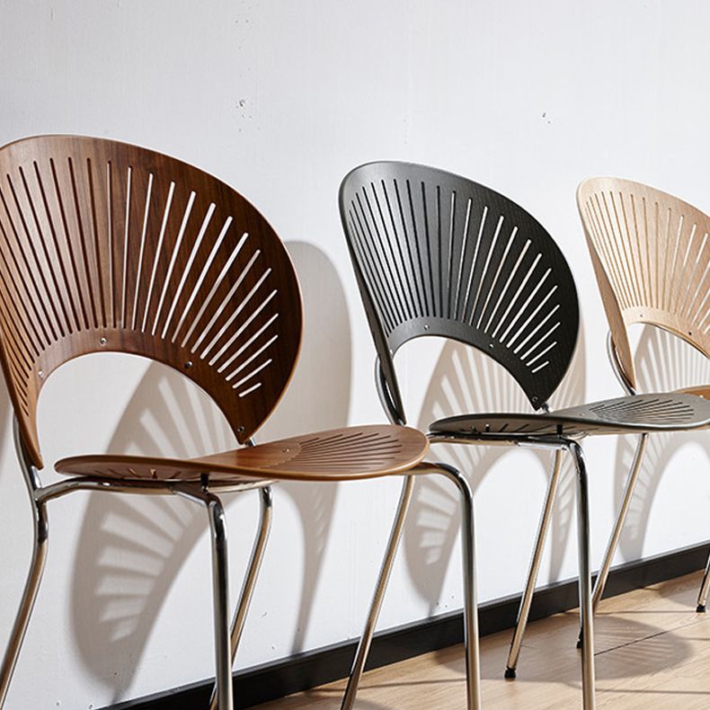 Metal Industrial Kitchen Dining Room Side Chair Open Back Chair Clearhalo ' kitchen&dining_furn' 'Dining Chairs' 'Dining Tables & Seating' 'dining_chair' 'furn' 'furn_dining_chair' 'Furniture' 'furniture_dining_chair' 'Kitchen & Dining Furniture' 'kitchen' 1200x1200_e36f9810-ede5-486b-b4ce-137af746508c