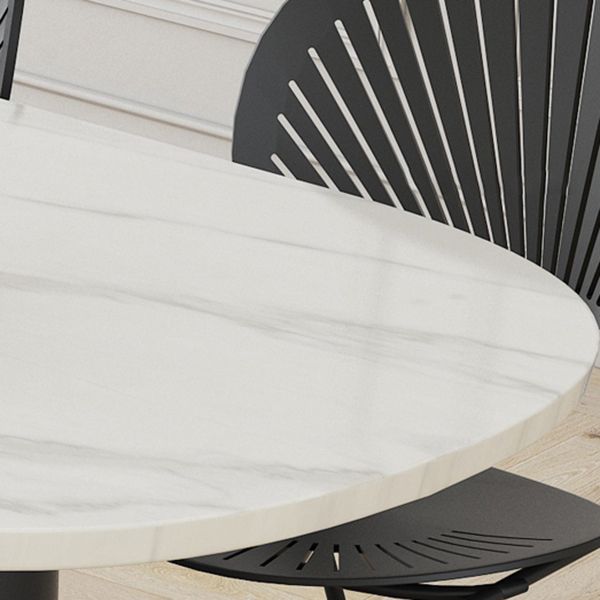 Black Tone Dining Table Simplicity Style Double Pedestal Table for Dining Room Clearhalo ' dining_table' 'Dining Tables & Seating' 'Dining Tables' 'furn' 'furn_dining_table' 'Furniture' 'furniture_dining_table' 'Kitchen & Dining Furniture' 'kitchen&dining_furn' 'kitchen' 'kitchen_dining_table' 1200x1200_e3705f06-ab8a-47a0-945d-75944184b971