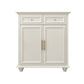 Contemporary White Buffet Sideboard Solid Wood Sideboard Cabinet with Drawers and Doors Clearhalo 'buffet_sideboard' 'Buffets & Sideboards' 'furn' 'furn_buffet_sideboard' 'Furniture' 'Kitchen & Dining Furniture' 1200x1200_e3707b3f-66fb-4204-af96-c5e78f6abf0d