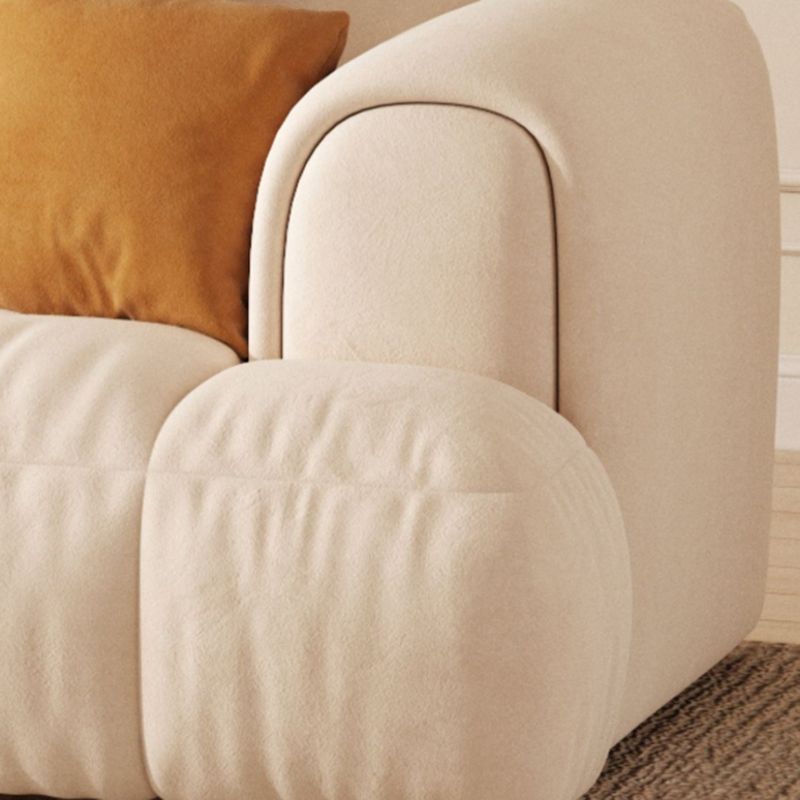 Canapé de bras encastré scandinave 28,7 "h bloque canapé avec oreillers