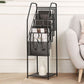 Industrial Metal Standard Bookcase Closed Back Bookshelf with Shelves