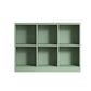 Contemporary Closed Back Bookcase Standard Wooden Bookshelf with Shelves