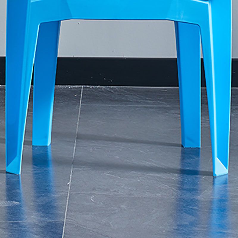 Contemporary Stackable Plastic Chair Slat Back Kitchen Arm Chair Clearhalo 'Dining Chairs' 'Dining Tables & Seating' 'dining_chair' 'Furniture' 'furniture_dining_chair' 'Kitchen & Dining Furniture' 1200x1200_e37448e3-6800-4395-b622-290463ceaeb5