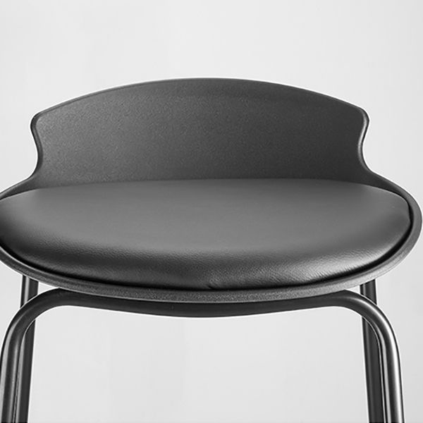 Modern Style Counter Stool Faux Leather Counter-height Stool for Indoor Clearhalo 'Bar Furniture' 'Bar Stools' 'bar_stools' 'furn' 'furn_bar_stools' 'Furniture' 'Kitchen & Dining Furniture' 1200x1200_e374b86b-c596-4402-aebc-c8d5cf5ebc50