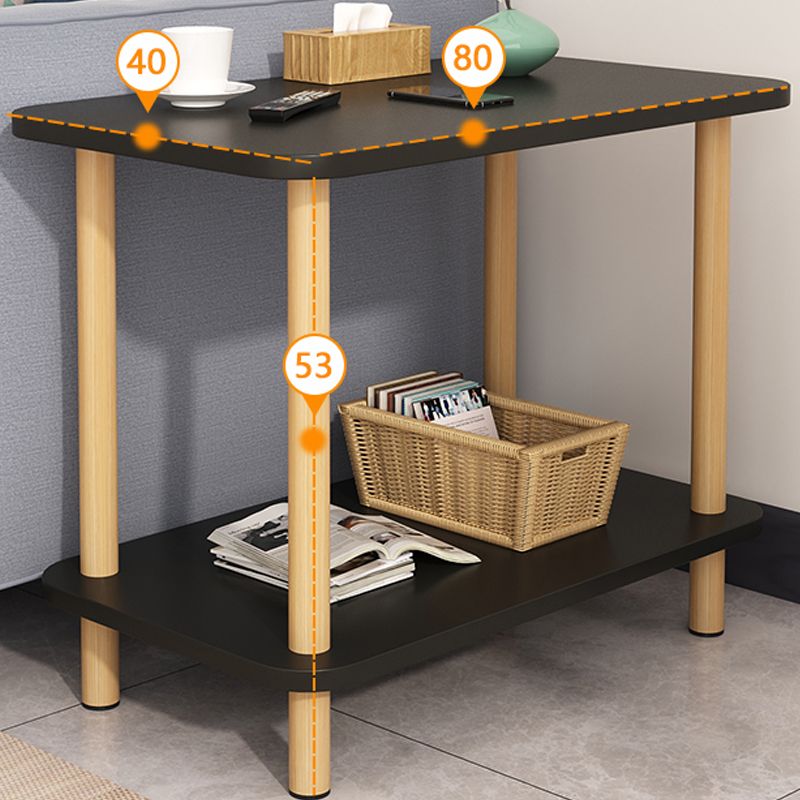 Modern Accent Side Table Storage Wood Side Table for Bedroom Clearhalo 'Coffee & Accent Tables' 'End & Side Tables' 'end_side_tables' 'furn' 'furn_end_side_tables' 'Furniture' 'Living Room Furniture' 1200x1200_e375e859-b066-4158-9524-3db8f8ac63ed