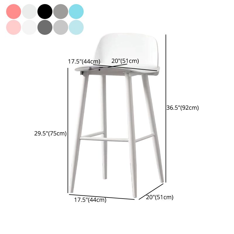 Scandinavian Style Bar-stool with Square Seat Counter Stool for Restaurant Bar Clearhalo 'Bar Furniture' 'Bar Stools' 'bar_stools' 'furn' 'furn_bar_stools' 'furniture_bar_stools' 'Kitchen & Dining Furniture' 'kitchen&dining_furn' 'kitchen' 'kitchen_furn' Furniture' 1200x1200_e377e5ed-f7a5-4afa-b8ce-00b1a898a12b