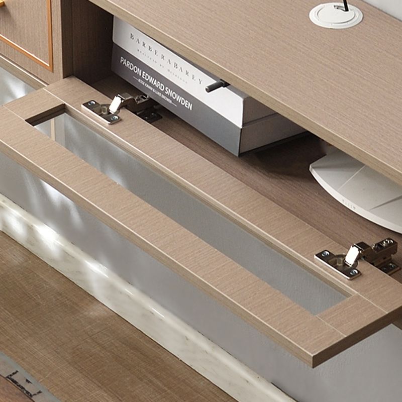 Modern Wood TV Stand Console Floating TV Media Stand with Drawers for Living Room Clearhalo 'furn' 'furn_tv_stands_entertainment_centers' 'Furniture' 'Living Room Furniture' 'TV Stands & Entertainment Centers' 'TV Stands & Media Storage Furniture' 'tv_stands_entertainment_centers' 1200x1200_e378e8be-66f1-43cc-836a-5b580074d115
