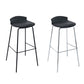 Contemporary Metal Frame Bar Stool Low Back PU Leather Bar Stool for Living Room Clearhalo 'Bar Furniture' 'Bar Stools' 'bar_stools' 'furn' 'furn_bar_stools' 'Furniture' 'Kitchen & Dining Furniture' 1200x1200_e37ba18a-19ec-4d93-b46f-cdb6b1c38663