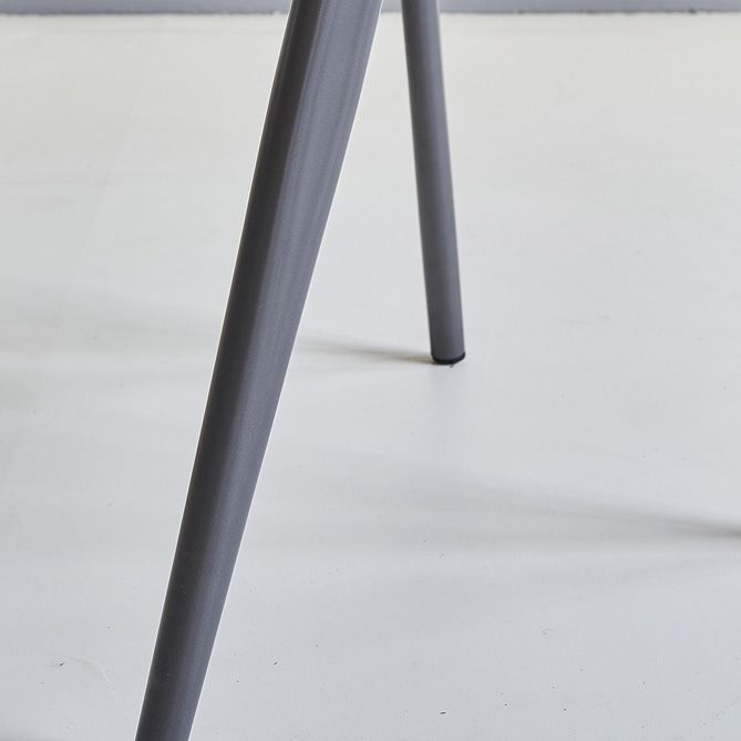 Industrielle armlose Küche Essnetzstuhl Kunstleder Seitenstuhl