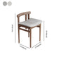 Traditional Wood Dining Armless Chair Faux Leather Dining Chairs for Home Use Clearhalo ' kitchen&dining_furn' 'Dining Chairs' 'Dining Tables & Seating' 'dining_chair' 'Furniture' 'furniture_dining_chair' 'Kitchen & Dining Furniture' 'kitchen' 1200x1200_e381f670-1133-4e4b-8c32-e369643eebea