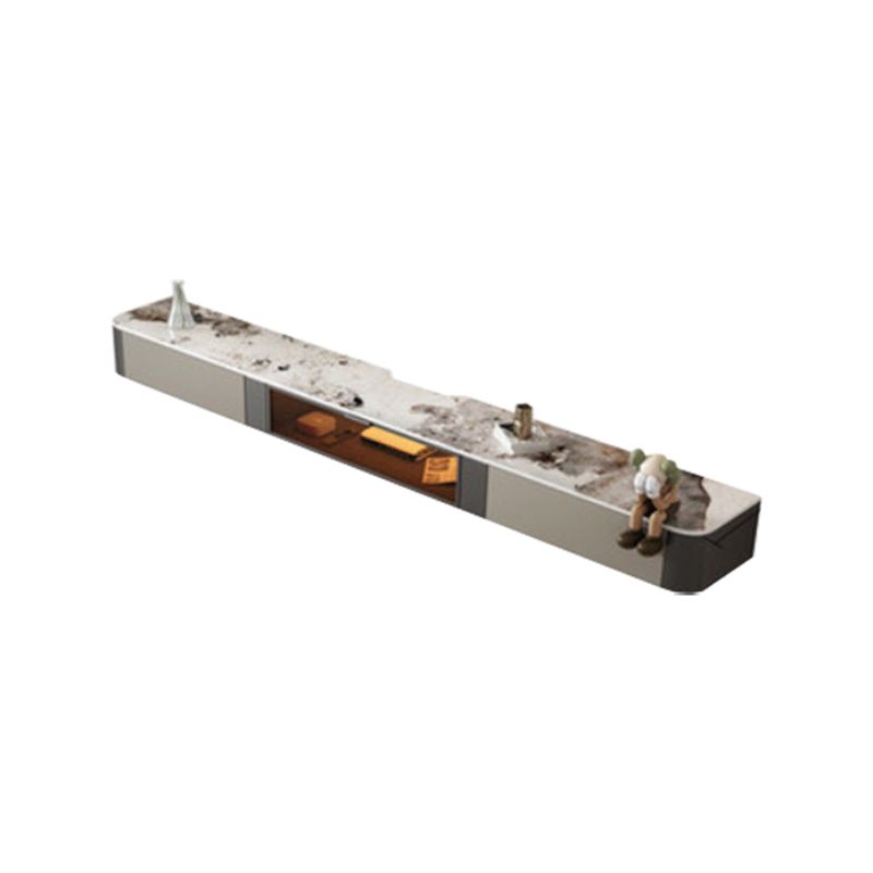 Consola de TV de gestión de cable montada en la pared de Styly Style TV, 47 "L x 11.8" W x 7.87 "H