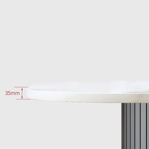 Simplicity Style Furniture Oval Double Pedestal Dining Site Table for Dining Room Clearhalo 'Dining Tables & Seating' 'Dining Tables' 'dining_table' 'furn' 'furn_dining_table' 'Furniture' 'furniture_dining_table' 'Kitchen & Dining Furniture' 'kitchen' 'kitchen_dining_table' 1200x1200_e387157d-7529-43f9-8155-4d4add1c1108