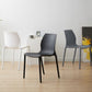 Scandinavian Armless Dining Chairs Plastic Indoor Stackable Solid Back Side Chair Clearhalo ' kitchen&dining_furn' 'Dining Chairs' 'Dining Tables & Seating' 'dining_chair' 'furn' 'furn_dining_chair' 'Furniture' 'furniture_dining_chair' 'Kitchen & Dining Furniture' 'kitchen' 1200x1200_e388ec5a-635c-4768-8117-a57822730fe9