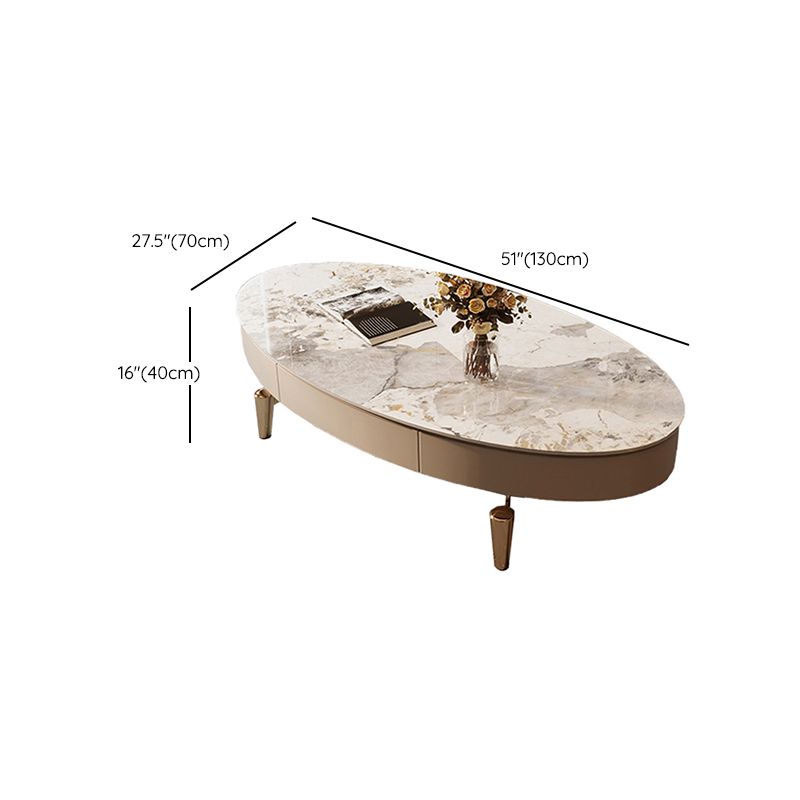 Mesa de centro individual Glam con cajón, de pizarra, no desgastante