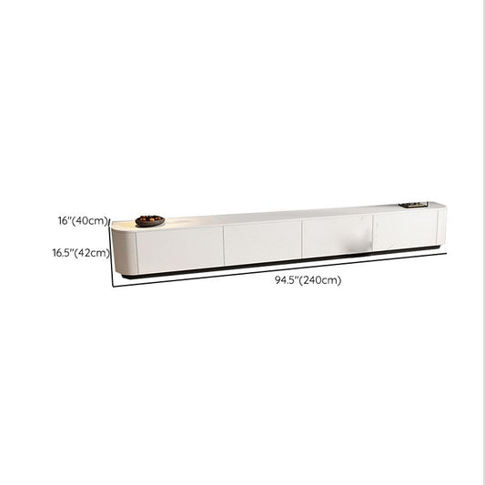 Wooden TV Media Stand Contemporary TV Console with 4 Drawers