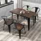 Industrial 1/3/4/5/7 Pieces Dinette Set Solid Wood Dining Table with Chairs Clearhalo 'Dining Room Sets' 'Dining Tables & Seating' 'dining_room_set' 'furn' 'furn_dining_room_set' 'Furniture' 'furniture_dining_room_set' 'Kitchen & Dining Furniture' 'kitchen&dining_furn' 'kitchen' 1200x1200_e3909816-2aae-42d4-847c-e89fc2ecade1