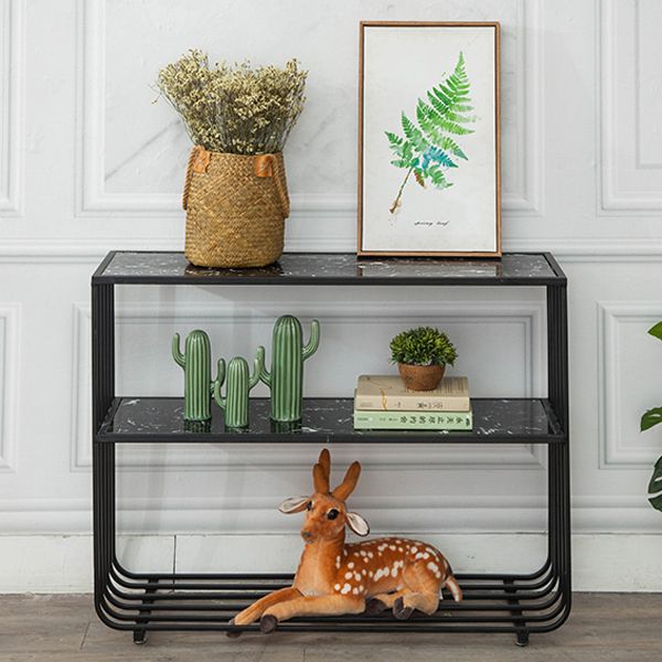 Glam Style Shelf Bookcase Open Back Bookcase for Office and Study Room Clearhalo 'Bookcases' 'furn' 'furn_bookcases' 'Furniture' 'furniture_bookcases' 'kitchen' 'kitchen_bookcases' 'Living Room Furniture' 'Office Furniture' 1200x1200_e390e693-8d79-4cf3-ba2a-ceda2f3b342e