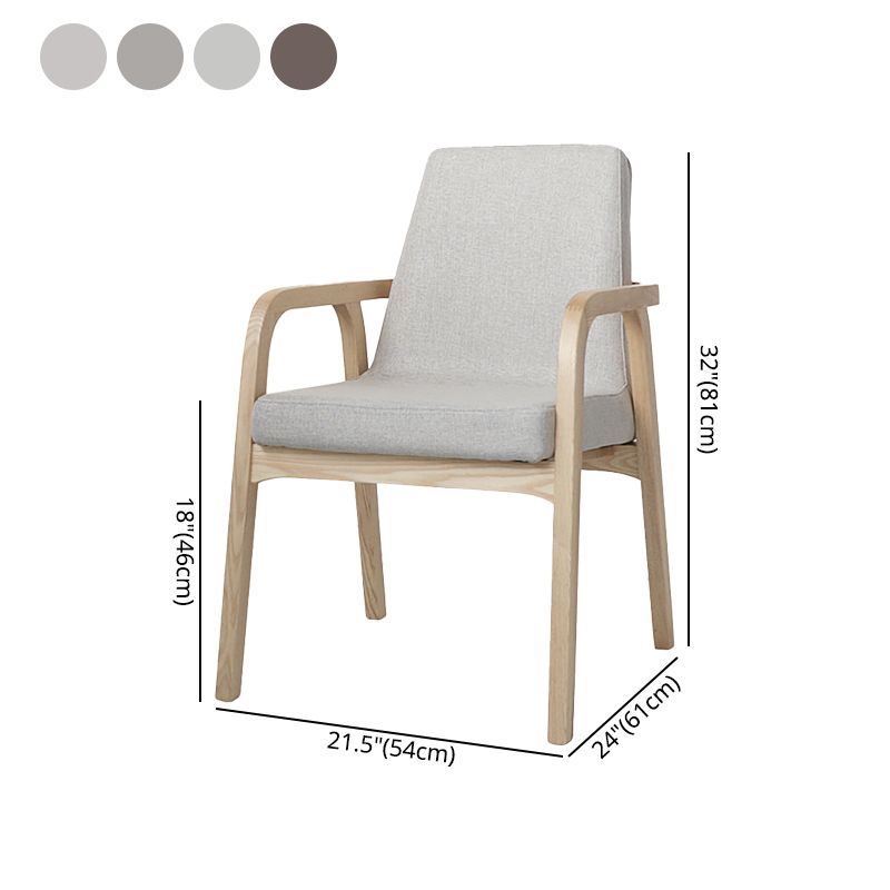 Traditional Style Ash Wood Chair Kitchen Solid Back Arm Single Dining Chair Clearhalo ' kitchen&dining_furn' 'Dining Chairs' 'Dining Tables & Seating' 'dining_chair' 'furn' 'furn_dining_chair' 'Furniture' 'furniture_dining_chair' 'Kitchen & Dining Furniture' 'kitchen' 1200x1200_e39666a6-51f0-493e-9eba-aee6c0727e73