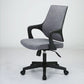 Sillón moderno con brazos fijos, asiento ajustable en altura, silla de oficina