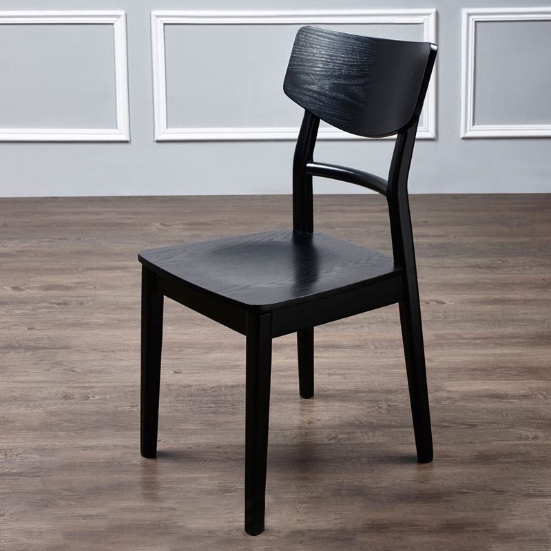 Solid Wood Industrial Style Side Chair Ladder Back Kitchen Dining Chair Clearhalo ' kitchen&dining_furn' 'Dining Chairs' 'Dining Tables & Seating' 'dining_chair' 'furn' 'furn_dining_chair' 'Furniture' 'furniture_dining_chair' 'Kitchen & Dining Furniture' 'kitchen' 1200x1200_e39b4c9b-0b68-4f51-8551-5e5df8d93435