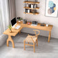 Contemporary Style L-Shape Home Wrting Desk Simple Solid Wood Working Writing Desk Clearhalo 'furn' 'furn_office_desk' 'Furniture' 'Office Desks' 'Office Furniture' 'office_desk' 1200x1200_e39b812c-62c3-4867-b47f-a6a3b264097a