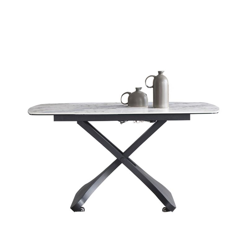 Modern 1/4/5/7 Pieces Dining Set Rectangle Sintered Stone Dining Table Set Clearhalo 'Dining Room Sets' 'Dining Tables & Seating' 'dining_room_set' 'furn' 'furn_dining_room_set' 'Furniture' 'furniture_dining_room_set' 'Kitchen & Dining Furniture' 'kitchen&dining_furn' 'kitchen' 1200x1200_e3a00566-3a22-43ef-8b7a-e266ac5a7430