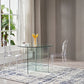 Modern Style Dinner Room Table Glass Dining Table for Home Use Clearhalo ' dining_table' 'Dining Tables & Seating' 'Dining Tables' 'furn' 'furn_dining_table' 'Furniture' 'furniture_dining_table' 'Kitchen & Dining Furniture' 'kitchen&dining_furn' 'kitchen' 'kitchen_dining_table' 1200x1200_e3a17015-a0e3-4161-9b06-140c1aa27abf