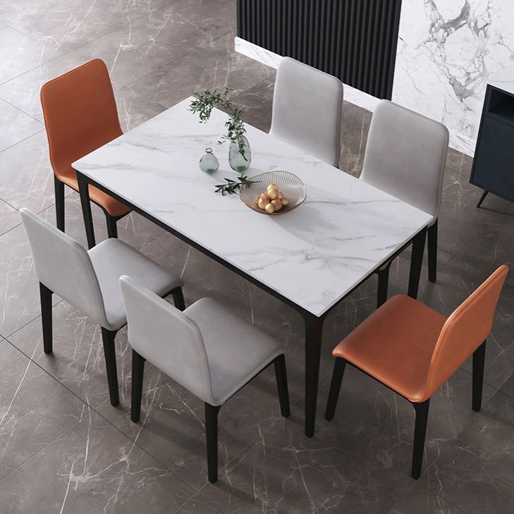 Upholstered Industrial Home Side Chair Parsons Matte Finish Dining Chair (Set of 2) Clearhalo ' kitchen&dining_furn' 'Dining Chairs' 'Dining Tables & Seating' 'dining_chair' 'furn' 'furn_dining_chair' 'Furniture' 'furniture_dining_chair' 'Kitchen & Dining Furniture' 'kitchen' 1200x1200_e3a22b8d-2fd8-4d33-b56c-89c70bfbb02f