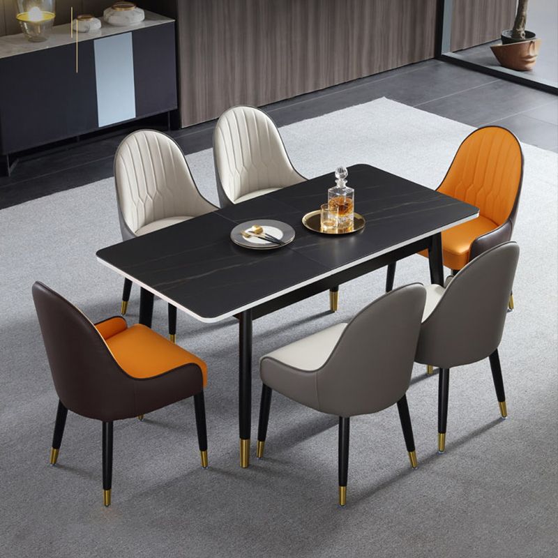 Nordic Glam Style Dining Chairs Wooden Dining Arm Side Chair for Kitchen Clearhalo ' kitchen&dining_furn' 'Dining Chairs' 'Dining Tables & Seating' 'dining_chair' 'furn' 'furn_dining_chair' 'Furniture' 'furniture_dining_chair' 'Kitchen & Dining Furniture' 'kitchen' 1200x1200_e3a26f5b-f83f-463a-af0b-86cddb7af33f