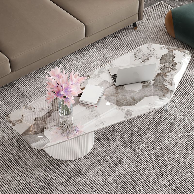 Modern Acrylic Legs Coffee Table Slate Coffee Table for Living Room Clearhalo 'Coffee & Accent Tables' 'Coffee Tables' 'coffee_tables' 'furn' 'furn_coffee_tables' 'Furniture' 'Living Room Furniture' 1200x1200_e3a315d0-254c-43c1-9477-79c9262a52a6