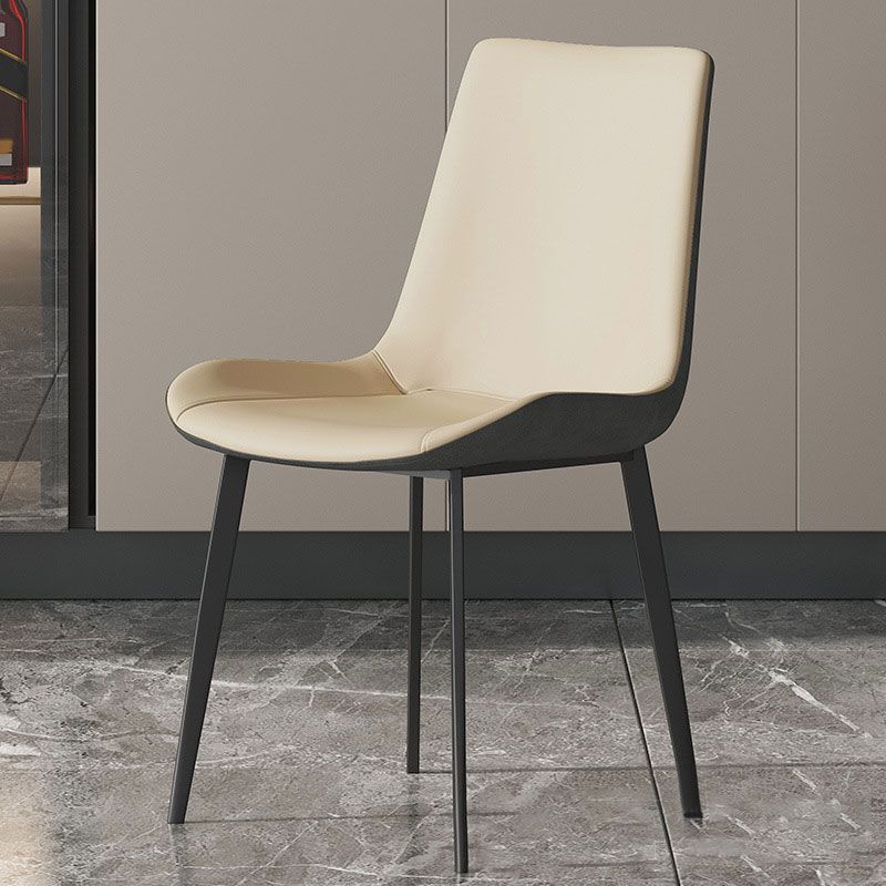 Solid Back Side Chair Industrial Dining Room Chair for Dining Room Clearhalo 'Dining Chairs' 'Dining Tables & Seating' 'dining_chair' 'furn' 'furn_dining_chair' 'Furniture' 'Kitchen & Dining Furniture' 1200x1200_e3a33265-36aa-4910-87ad-d651be539bb5