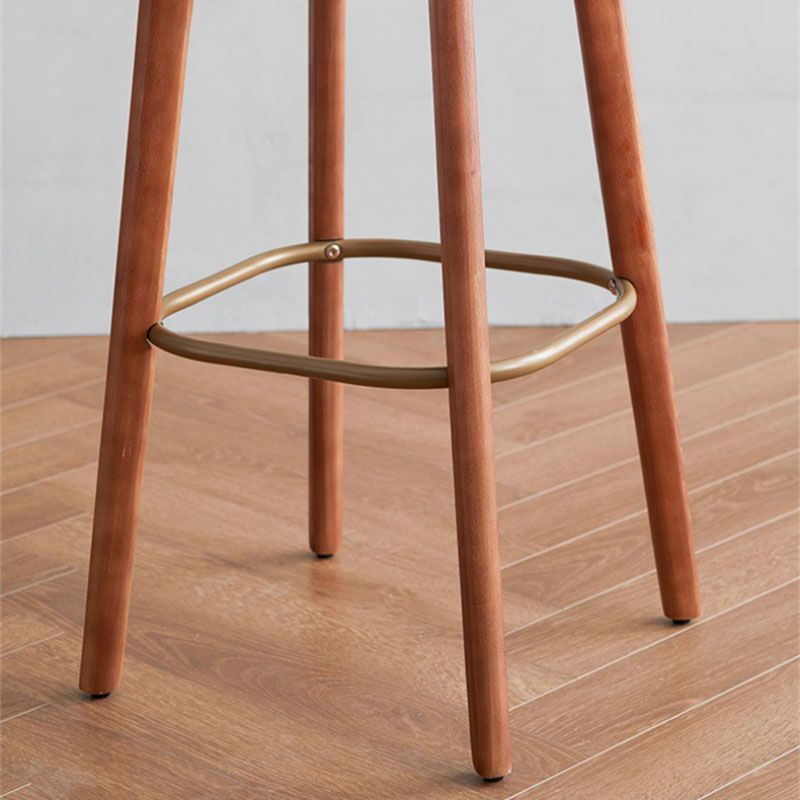 Industrial Style Wood Counter Chair Footrest Counter Stool for Living Room Clearhalo 'Bar Furniture' 'Bar Stools' 'bar_stools' 'furn' 'furn_bar_stools' 'Furniture' 'Kitchen & Dining Furniture' 1200x1200_e3a35a2e-ef43-44e2-b882-2fda55c91089