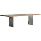 Solid Wood Brown Tone Dining Table Glam Style Double Pedestal Table for Dining Room Clearhalo ' dining_table' 'Dining Tables & Seating' 'Dining Tables' 'furn' 'furn_dining_table' 'Furniture' 'furniture_dining_table' 'Kitchen & Dining Furniture' 'kitchen&dining_furn' 'kitchen' 'kitchen_dining_table' 1200x1200_e3a582d8-1116-4df2-9822-f273c6c3f3ca